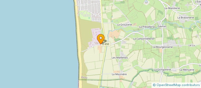 localisation de l'entreprise LES VIVIERS PIROUAIS LEMONNIER à PIROU