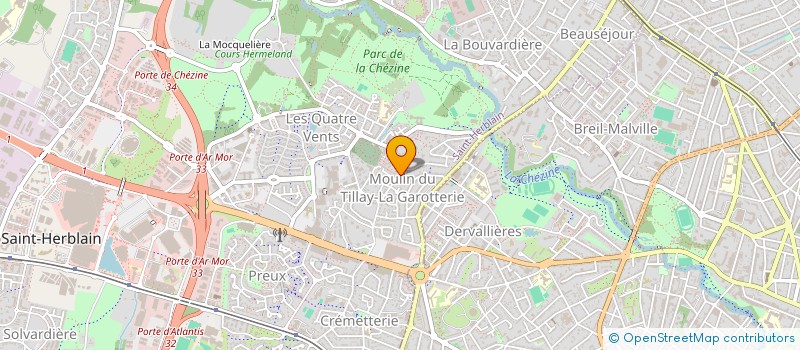 localisation de l'entreprise LES VOCE  SAINT-HERBLAIN