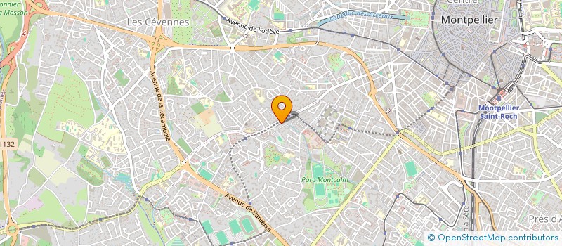 localisation de l'entreprise LES VOIES DU KAIROS PRODUCTIONS  MONTPELLIER