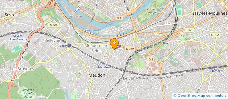 localisation de l'entreprise LES VOIES DU POSSIBLE  MEUDON