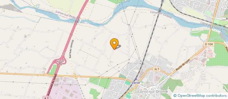 localisation de l'entreprise LES VOILES  MIRMANDE