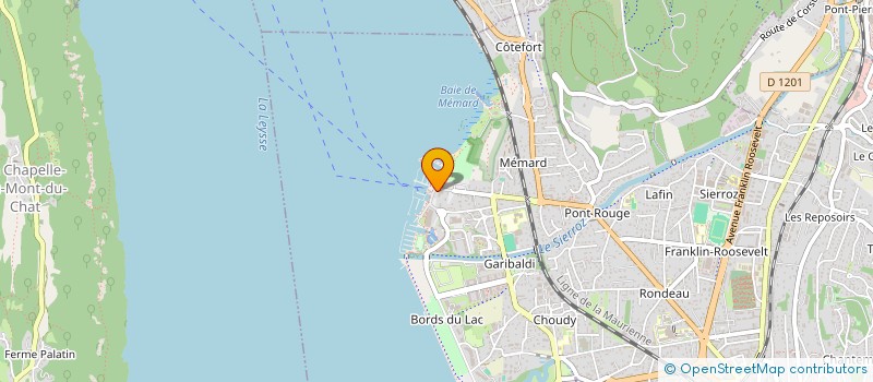 localisation de l'entreprise LES VOILES  AIX LES BAINS