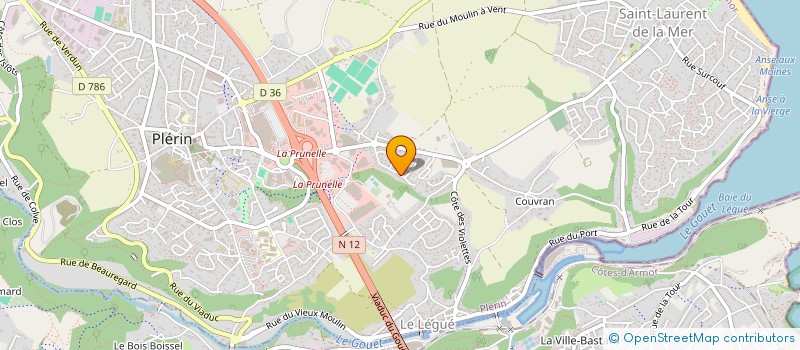 localisation de l'entreprise LES VOILES DE LA BAIE  PLERIN