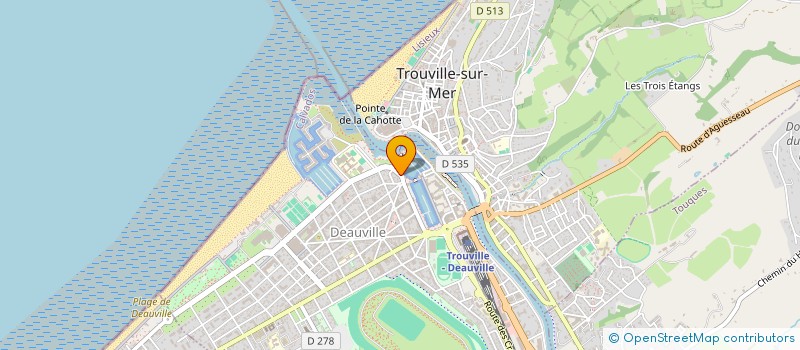localisation de l'entreprise LES VOILES DU VIEUX MARCHE à DEAUVILLE