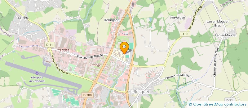 localisation de l'entreprise LES VOILES ETUDIANTES LANNIONNAISES à LANNION