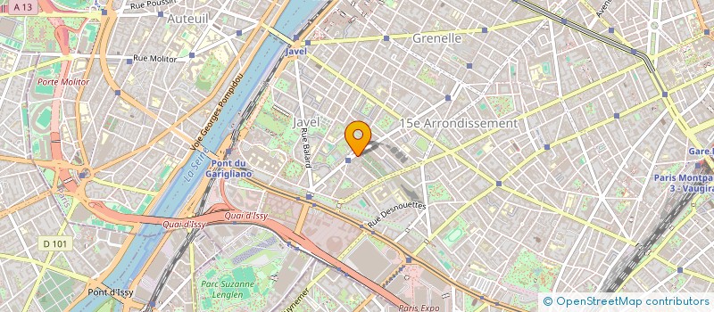 localisation de l'entreprise LES VOILES FRANCAISES  PARIS