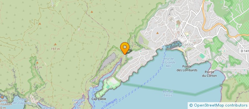 localisation de l'entreprise LES VOILES LIBRES  CASSIS