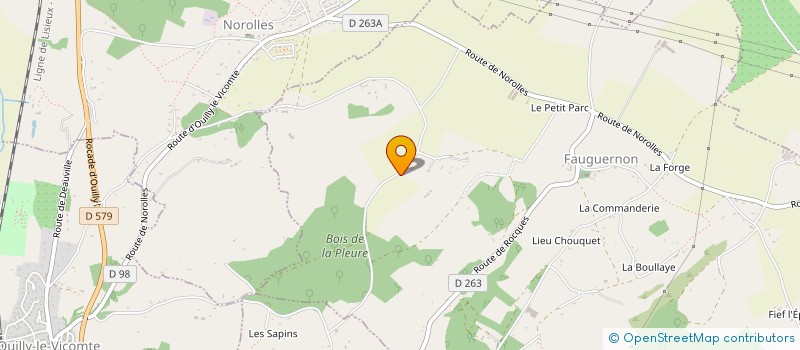 localisation de l'entreprise LES VOILES NORROISES  ROCQUES