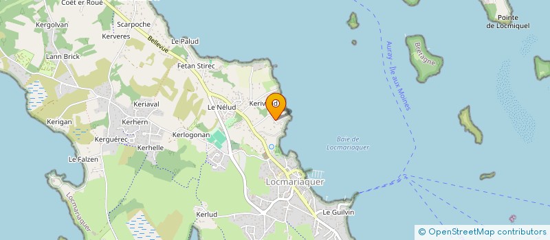 localisation de l'entreprise LES VOILES PROUPRES à LOCMARIAQUER