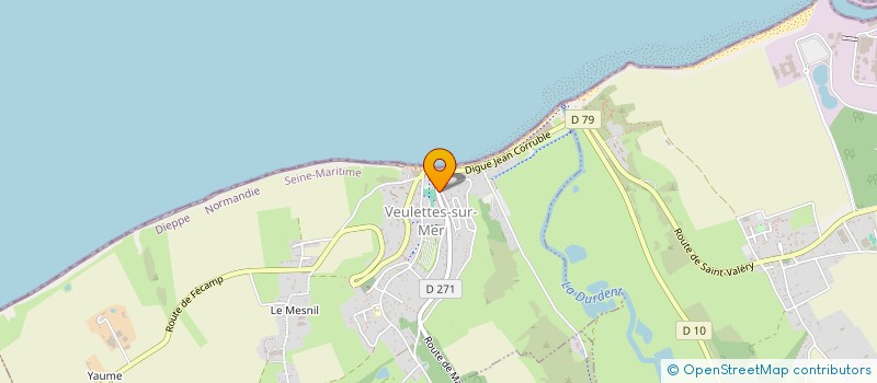 localisation de l'entreprise LES VOILES VEULETTAISES  VEULETTES-SUR-MER