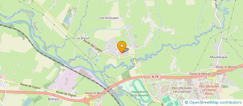 localisation de l'entreprise LES VOISINS  SAINT-LEGER-LES-PARAY