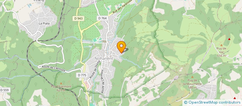 localisation de l'entreprise LES VOISINS DE LA CHARREYRE  NOHANENT