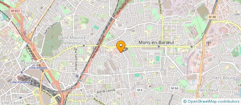 localisation de l'entreprise LES VOISINS DES P'TITS SARTS  MONS-EN-BARUL