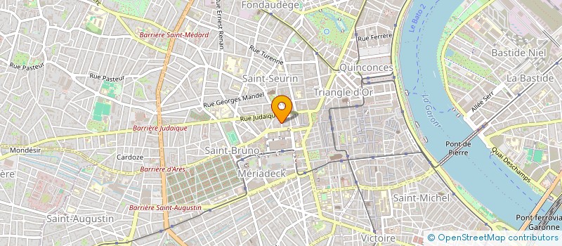 localisation de l'entreprise LES VOISINS DU DESSUS  BORDEAUX