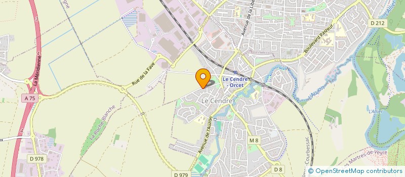 localisation de l'entreprise LES VOISINS DU GRAND CHAMP  LE CENDRE