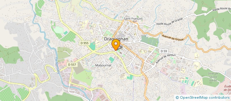 localisation de l'entreprise LES VOISINS SUPER PACA  DRAGUIGNAN