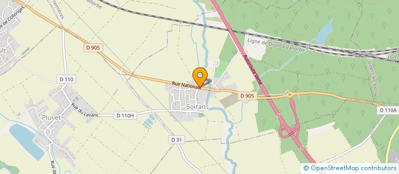 localisation de l'entreprise LES VOISINS'ZINS  SOIRANS