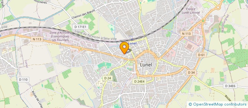 localisation de l'entreprise LES VOIX D ANDREA  LUNEL