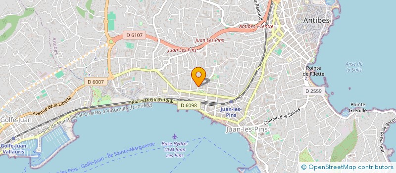 localisation de l'entreprise LES VOIX D ANTIBES à ANTIBES