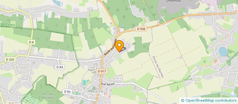 localisation de l'entreprise LES VOIX D'OR  RACHES