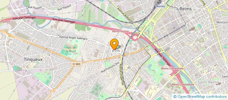 localisation de l'entreprise LES VOIX DE L'AMITIE  REIMS