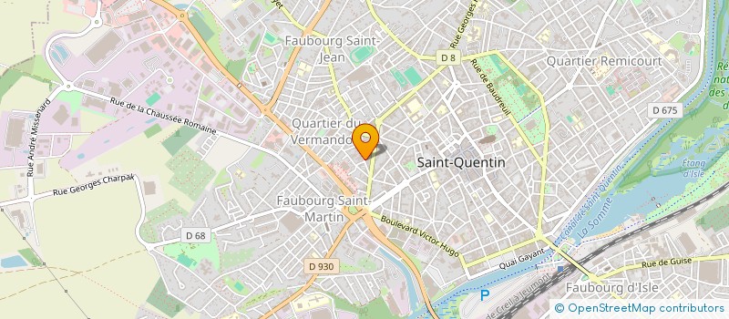 localisation de l'entreprise LES VOIX DE LA COLERE à SAINT-QUENTIN