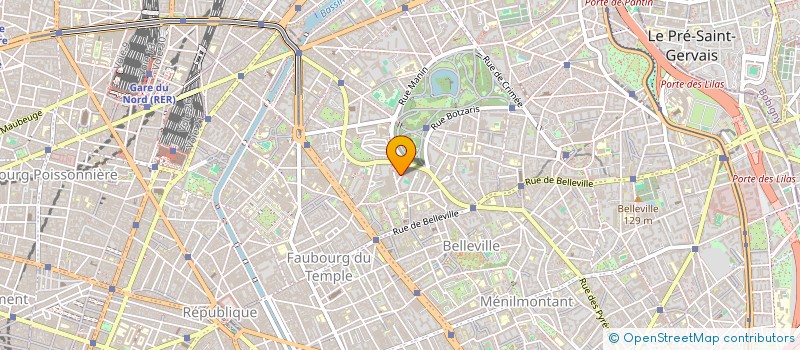 localisation de l'entreprise LES VOIX DE LA CREATION  PARIS