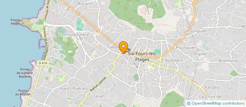 localisation de l'entreprise LES VOIX DE LA MEDITERRANEE à SIX-FOURS-LES-PLAGES