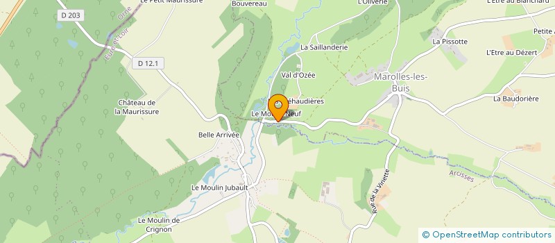 localisation de l'entreprise LES VOIX DE LA MEUTE à MAROLLES-LES-BUIS
