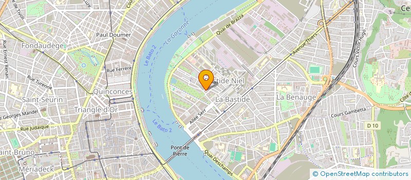 localisation de l'entreprise LES VOIX DE LA TERRE  BORDEAUX