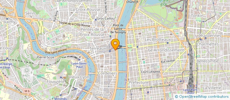localisation de l'entreprise LES VOIX DE LUNA à LYON