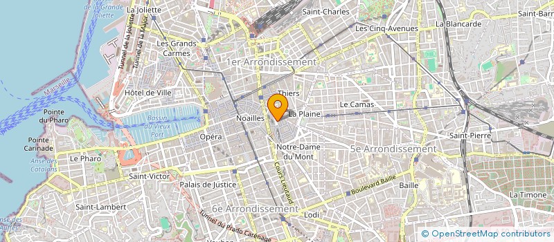 localisation de l'entreprise LES VOIX DES CHAPITRES à MARSEILLE