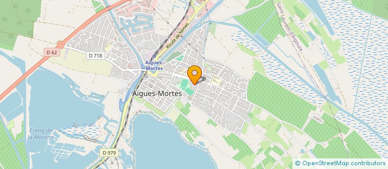 localisation de l'entreprise LES VOIX DES LAMES  AIGUES-MORTES
