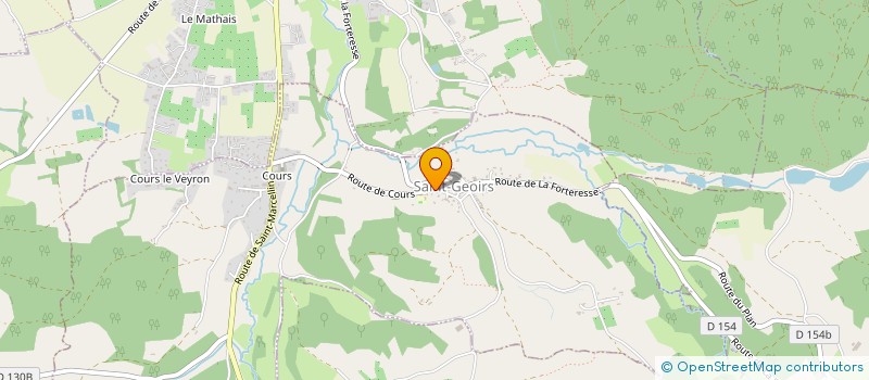 localisation de l'entreprise LES VOIX DU BILLOUX  SAINT-GEOIRS