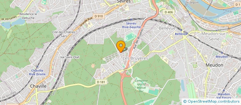 localisation de l'entreprise LES VOIX DU RECIT à SEVRES