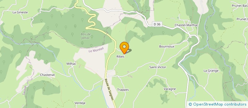 localisation de l'entreprise LES VOIX DU SILENCE à LE MONTEIL