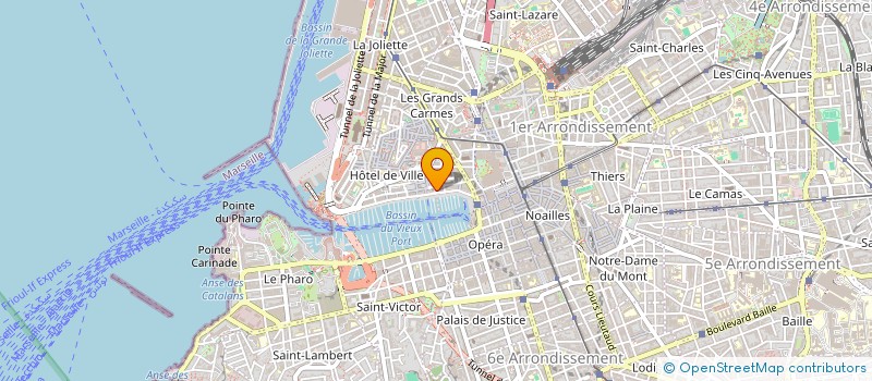 localisation de l'entreprise LES VOIX ET VOIES DES FEMMES à MARSEILLE