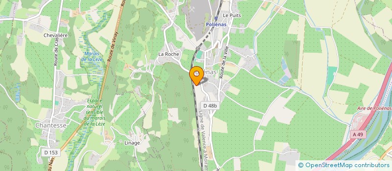 localisation de l'entreprise LES VOIX KASSEES  POLIENAS