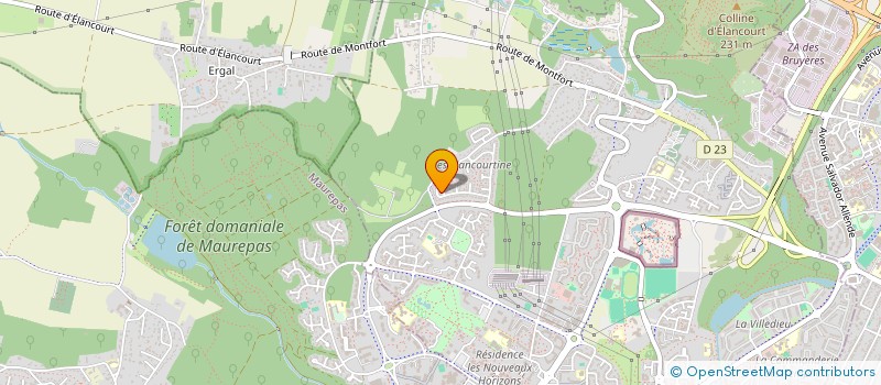 localisation de l'entreprise LES VOIX SAUVAGES  ELANCOURT