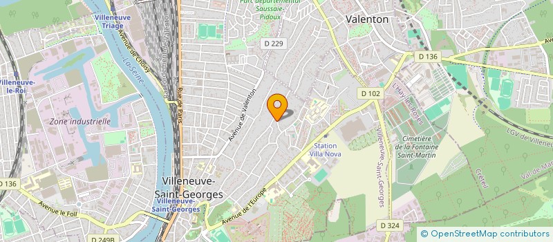 localisation de l'entreprise LES VOLAILLES CONVIVIALES à VILLENEUVE-SAINT-GEORGES
