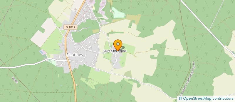 localisation de l'entreprise LES VOLAILLES D'AUTREFOIS à FLEURINES