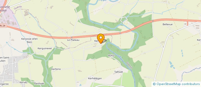 localisation de l'entreprise LES VOLAILLES DE BAUD à BAUD
