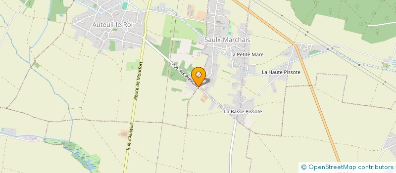localisation de l'entreprise LES VOLAILLES DU ROI à AUTEUIL