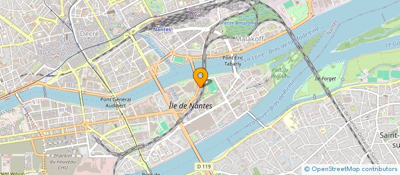 localisation de l'entreprise LES VOLANTES à NANTES