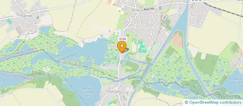 localisation de l'entreprise LES VOLANTS D ARLEUX  ARLEUX