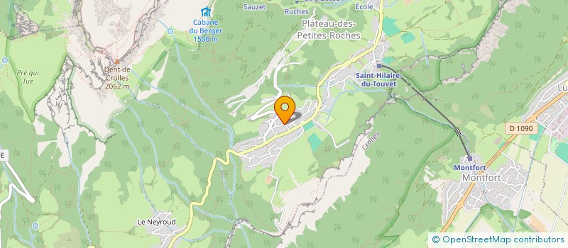 localisation de l'entreprise LES VOLANTS DU PLATEAU  PLATEAU-DES-PETITES-ROCHES