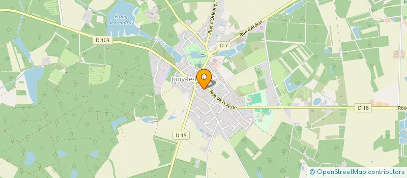 localisation de l'entreprise LES VOLANTS JOVICIENS à JOUY-LE-POTIER