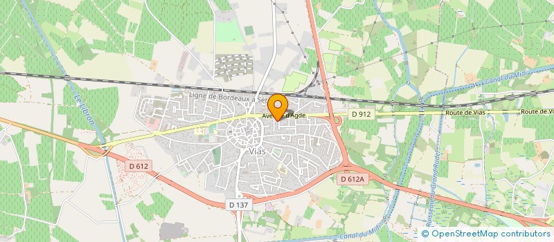 localisation de l'entreprise LES VOLANTS VIASSOIS  VIAS