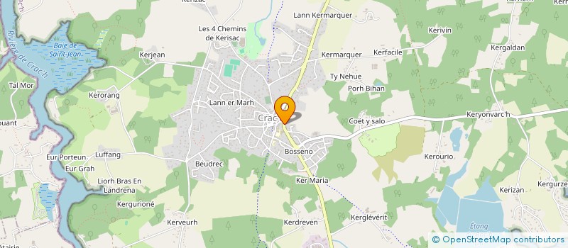 localisation de l'entreprise LES VOLETS BLEUS  CRACH