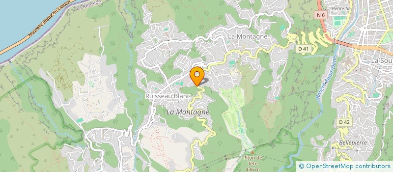 localisation de l'entreprise LES VOLETS BLEUS  SAINT-DENIS